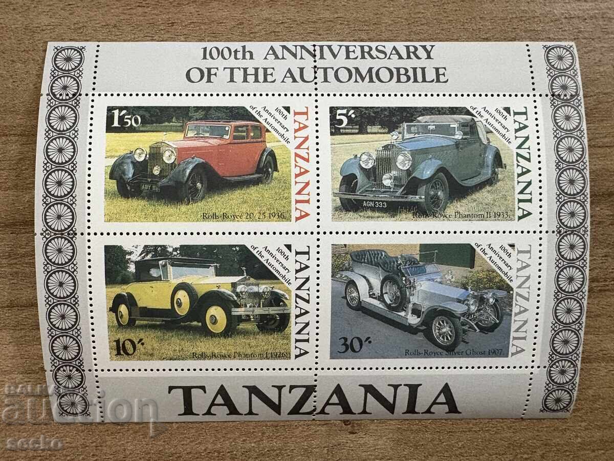 Tanzania - 100 g. Cars (1986) MNH