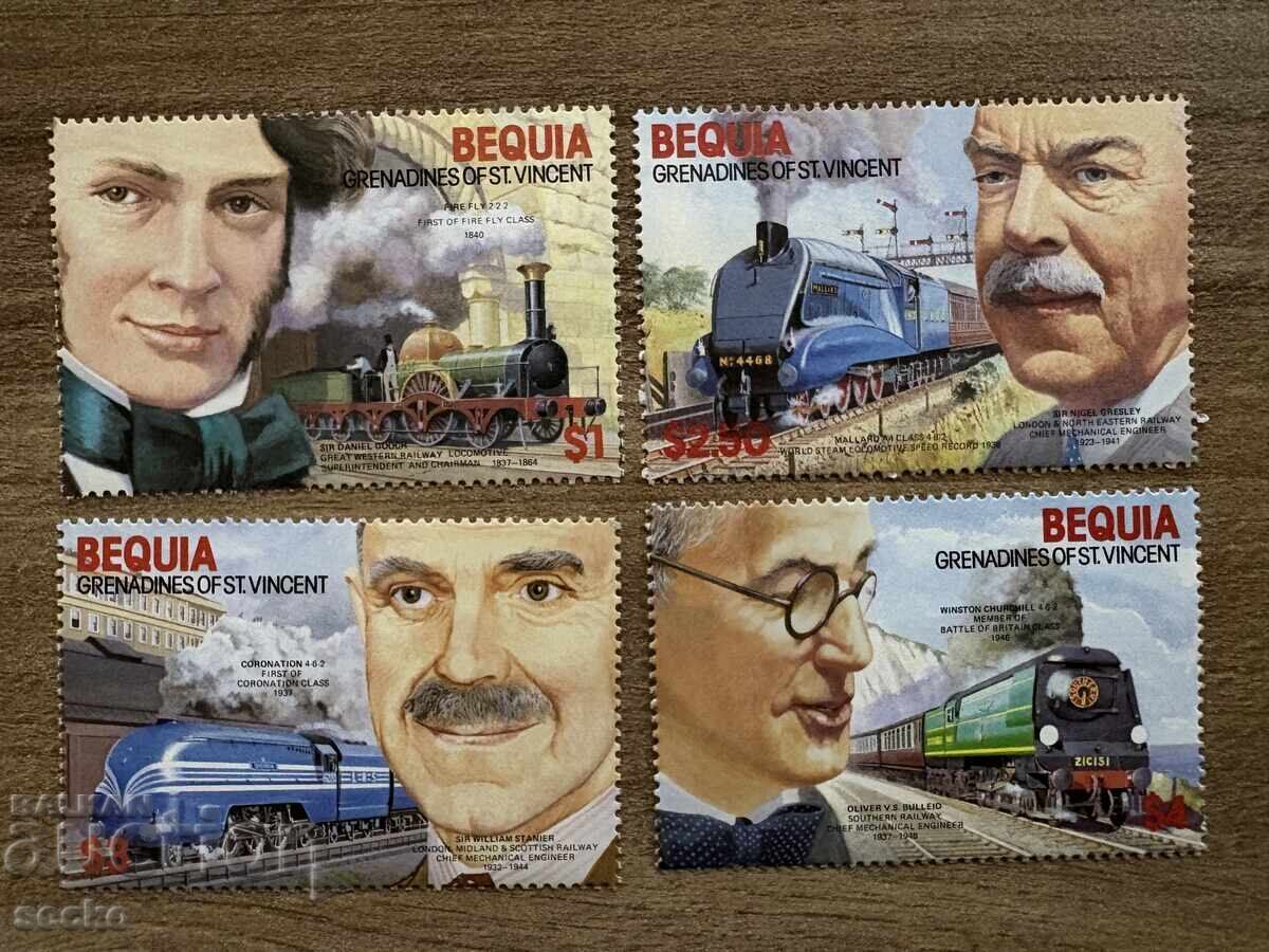 Bequia/Bekiya - 60 ani de la nașterea Reginei ...(1986) MNH