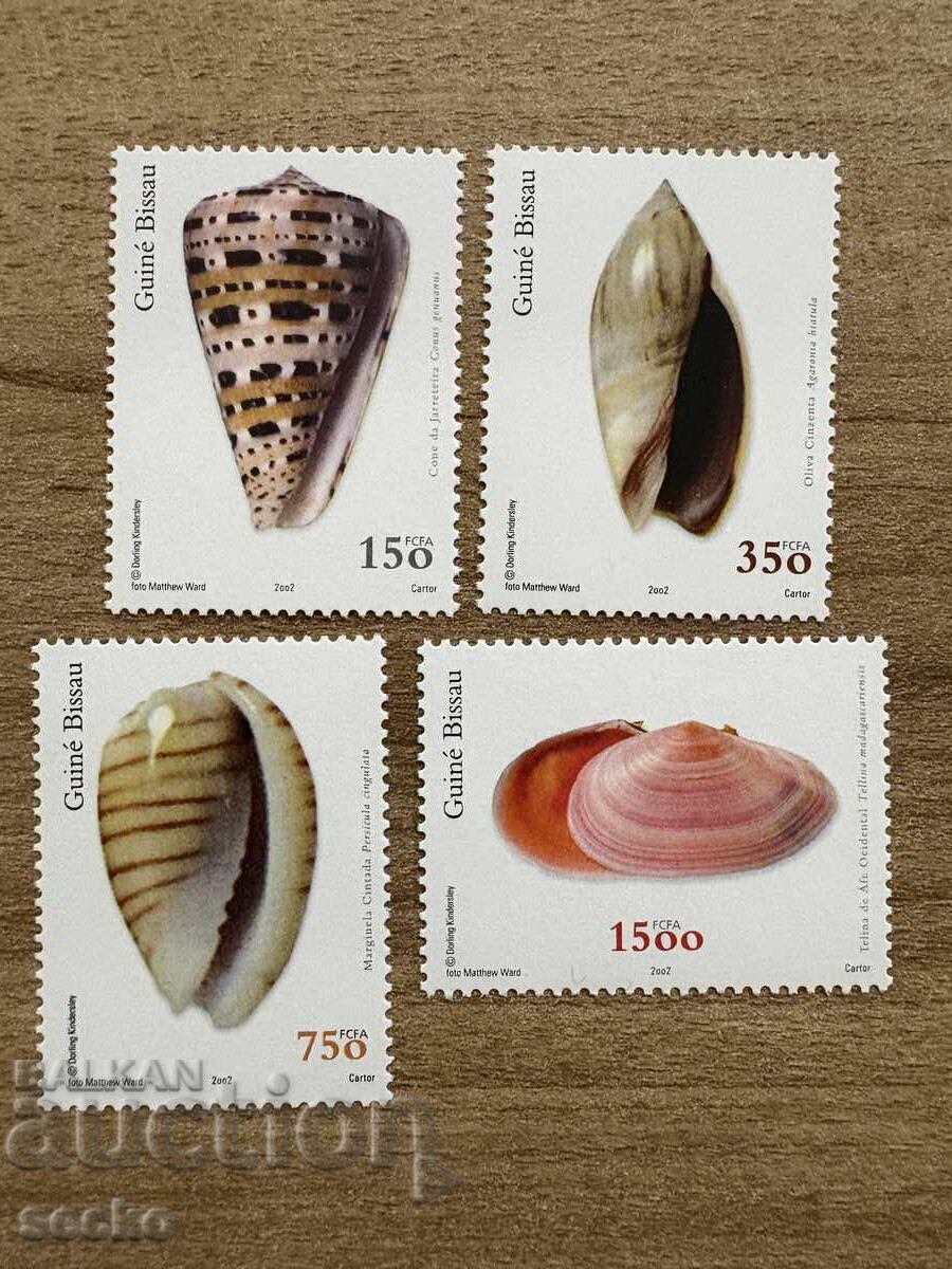 Guineea-Bissau - Scoici (2002) MNH