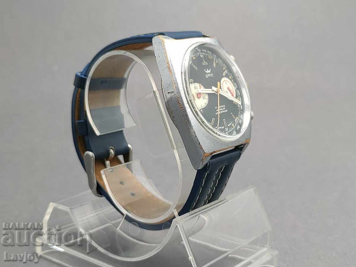Δημοπρασία Σπάνιο ρολόι GHC chronograph Swiss