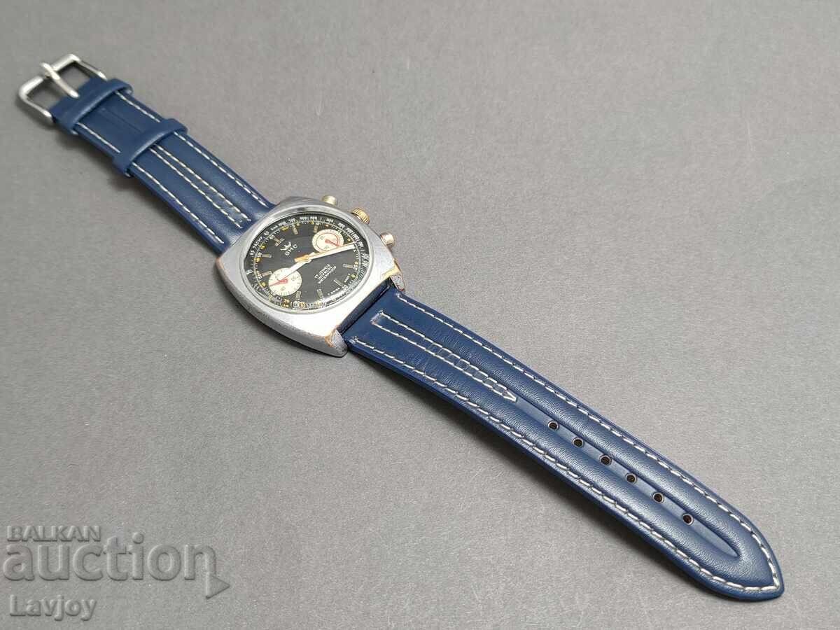Σπάνιο ρολόι GHC chronograph Swiss - 5