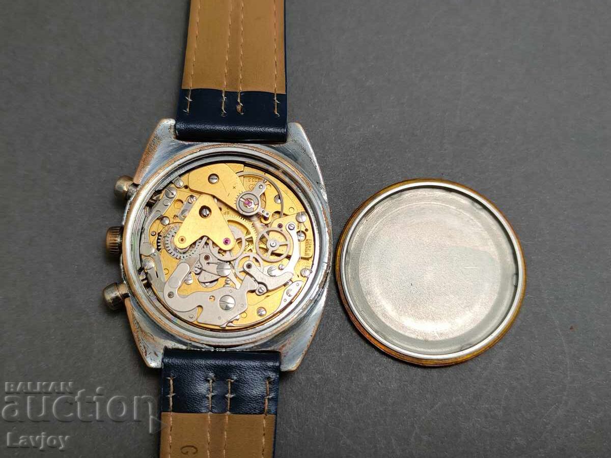 Σπάνιο ρολόι GHC chronograph Swiss - 7