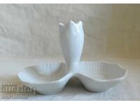 Solniță porțelan vechi bulgăresc Stalin Vidin