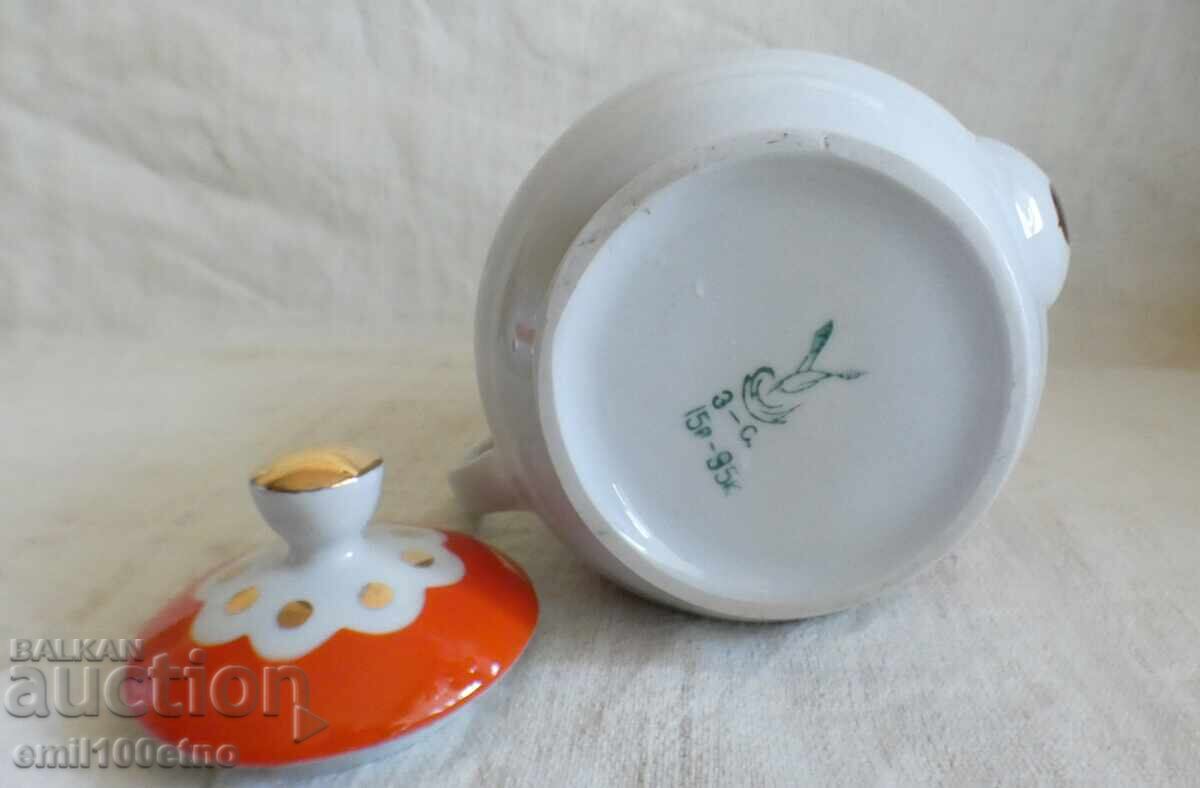 Ceainic vechi din porțelan Svitlovodsk URSS - 6