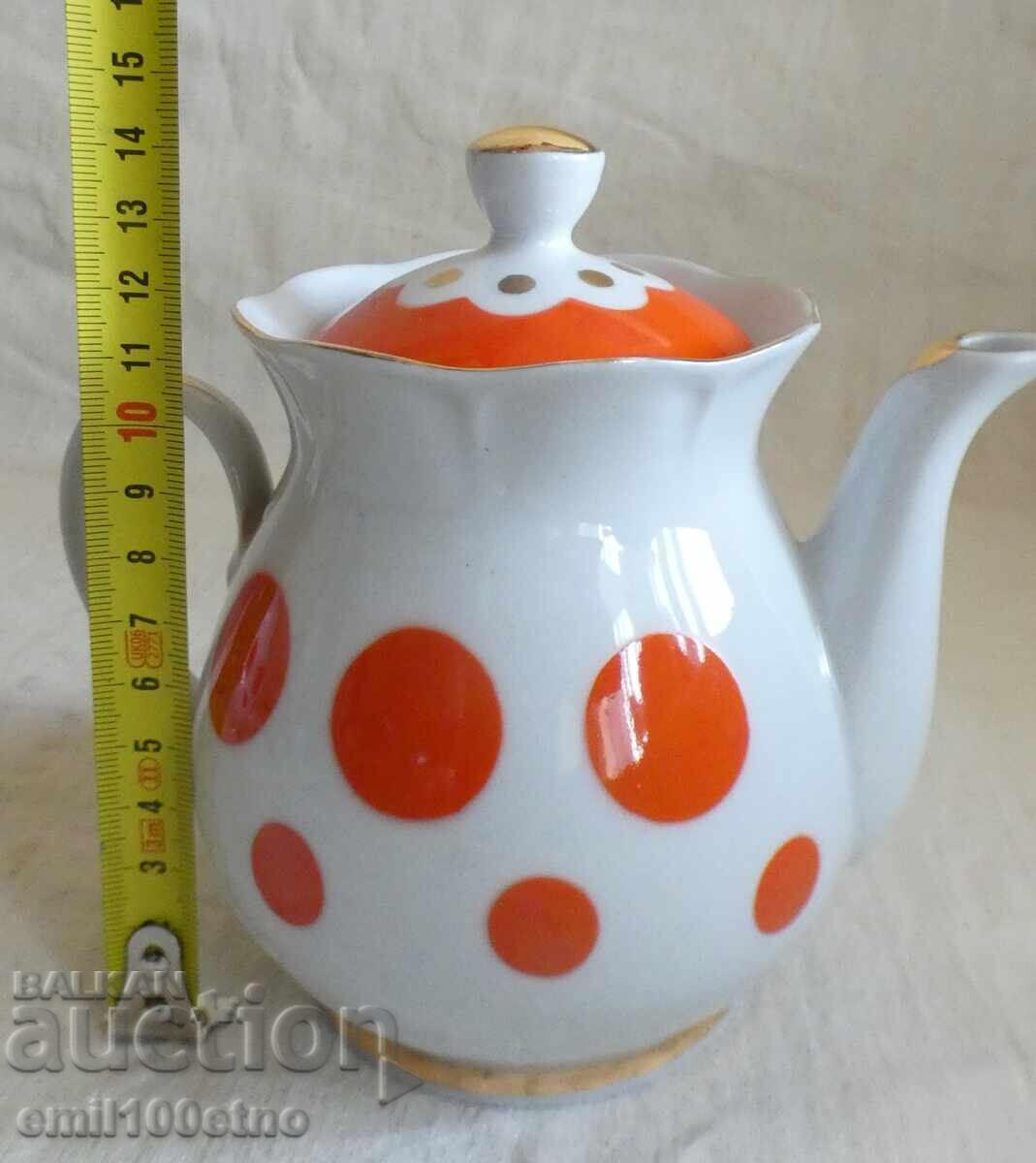 Ceainic vechi din porțelan Svitlovodsk URSS - 7