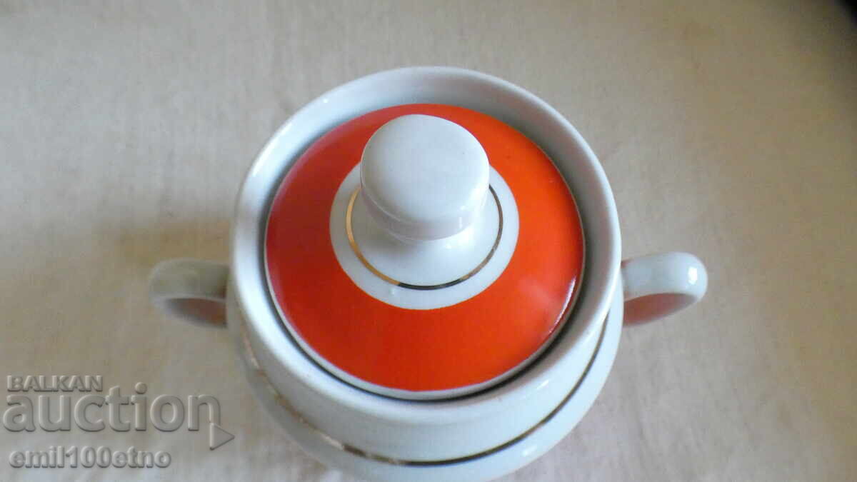 Захарница стар порцелан Довбыш СССР - 6