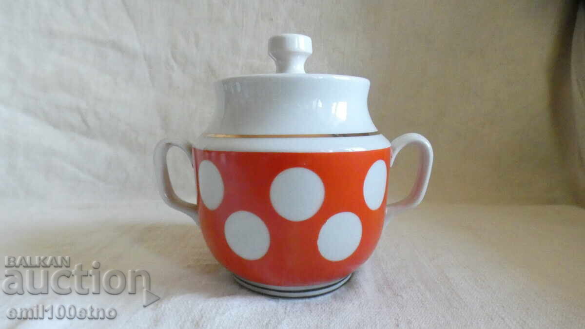 Захарница стар порцелан Довбыш СССР