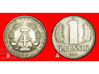 Ⰺ COMUNISTĂ (1960-1990): GERMANIA★1 PFENNIG 1961A! DIES II A