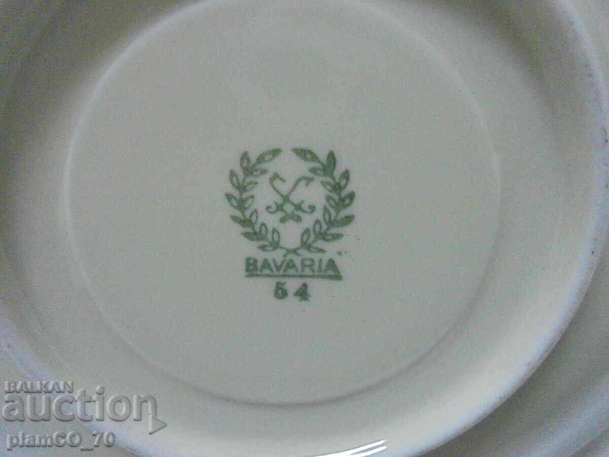 Livrarea Nr. 8567 Set din porțelan „Bavaria” – ceașcă cu farfurioară