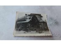 Снимка Хижа в планината през зимата