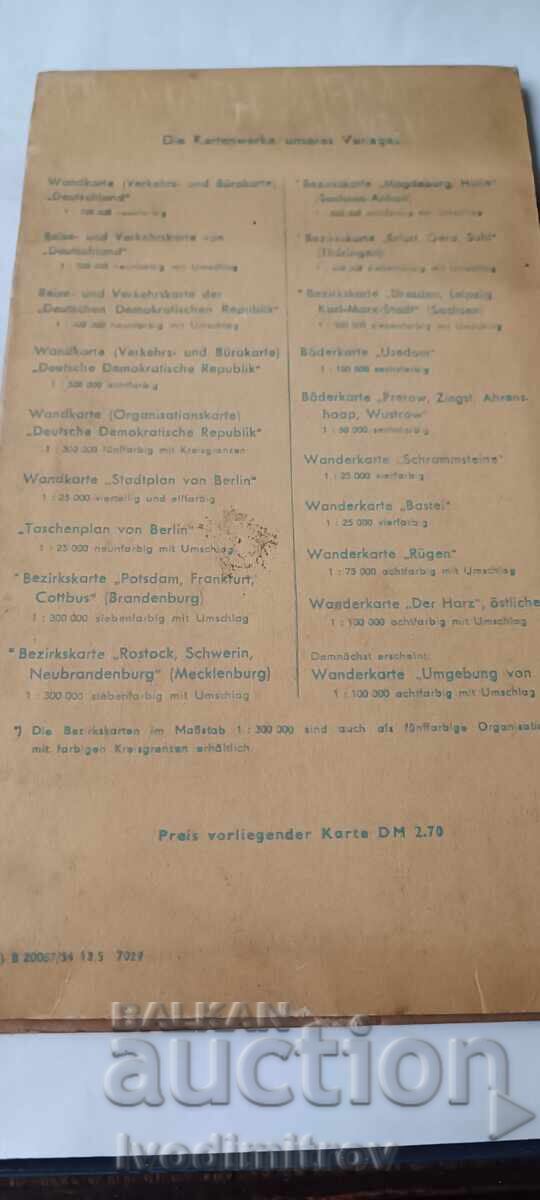 Hartă geografică a Republicii Democrate Germane cu preț € 1.64 | 3.21 BGN Hartă geografică a Republicii Democrate Germane cu preț € 1.64 | 3.21 BGN