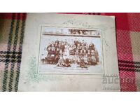 Fotografie Sofia Veteranul Todor Kirov cu soția sa 1928 Carton