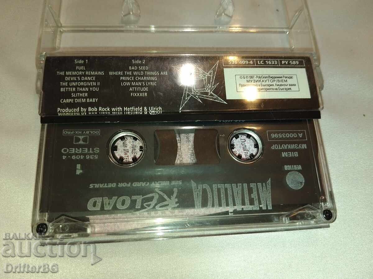 Κασέτα ήχου METALLICA – ReLoad (1997) – ΤΕΛΕΙΑ ΚΑΤΑΣΤΑΣΗ με τιμή € 5.00 | 9.78 BGN