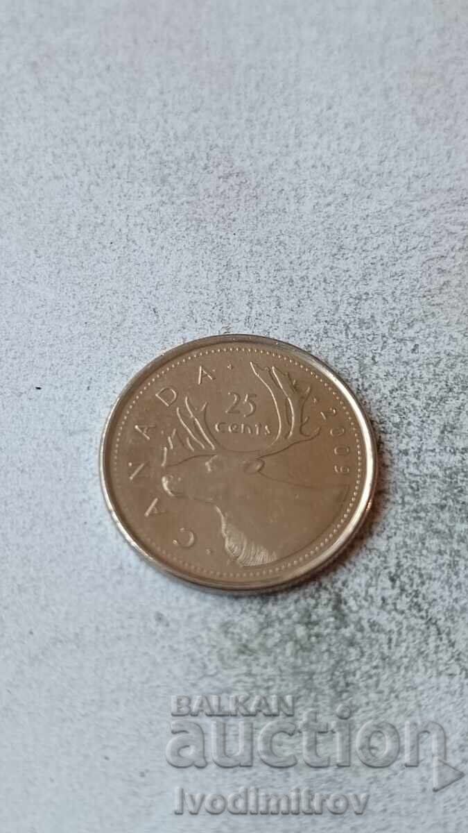 Canada 25 cenți 2009