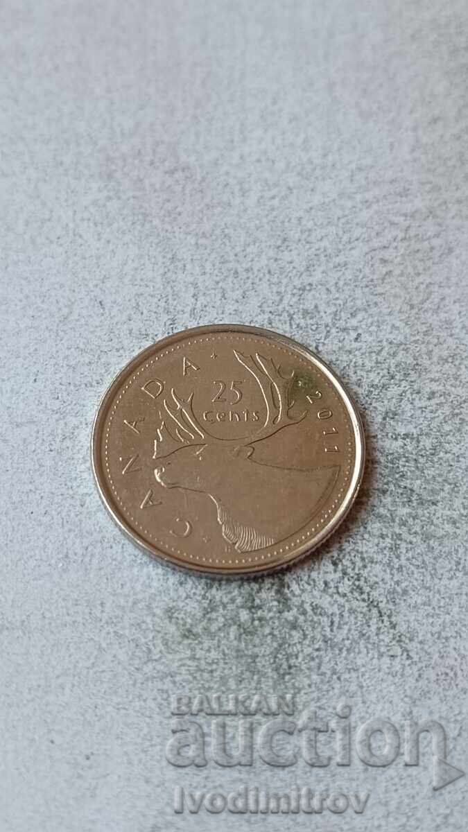 Canada 25 de cenți 2011
