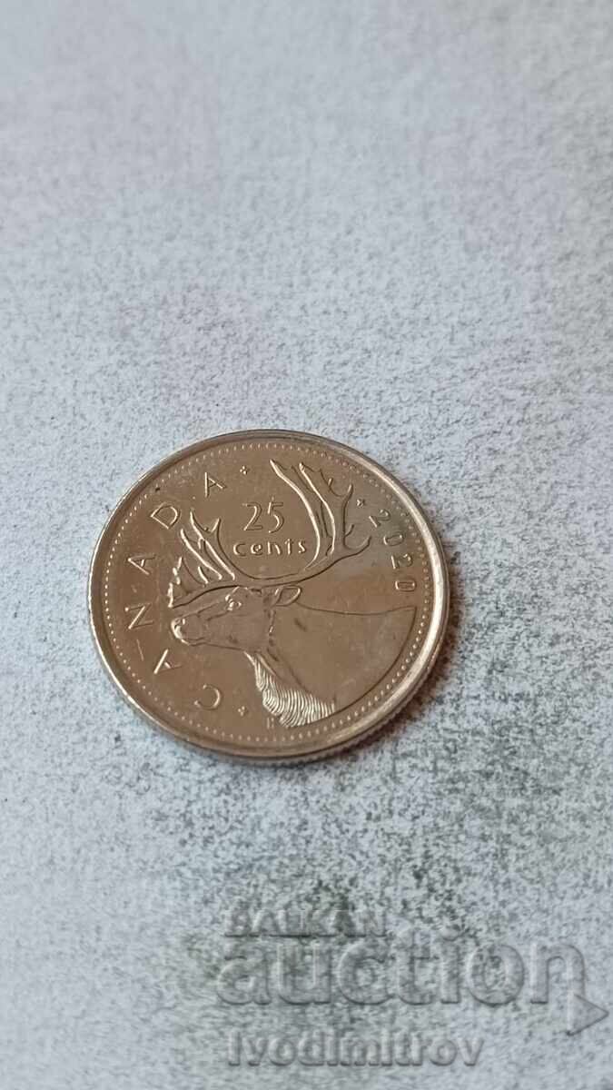 Canada 25 cenți 2020