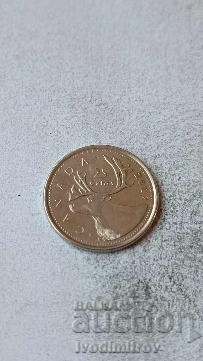 Canada 25 cenți 2022