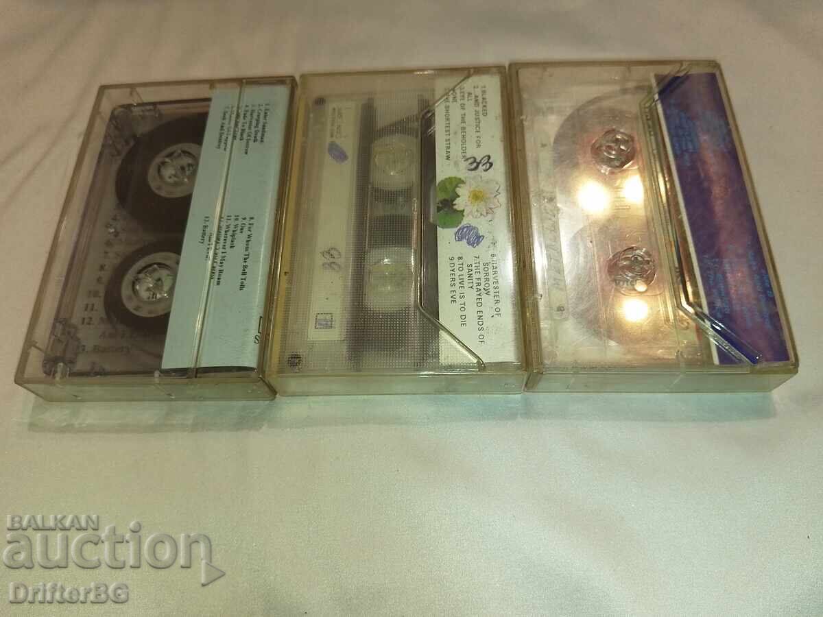 Аудио касети Metallica 3 броя с цена € 5.00 | 9.78 лв.
