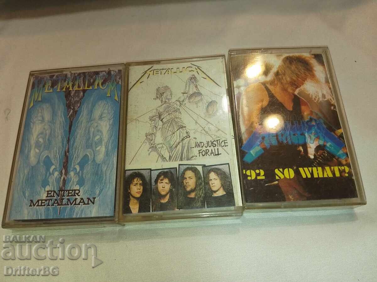 Аудио касети Metallica 3 броя