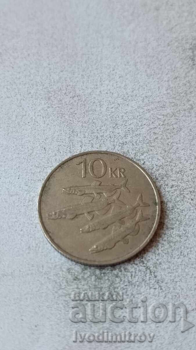 Iceland 10 kronor 1984