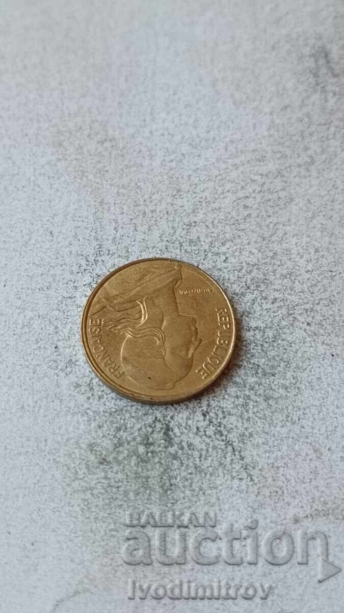 Franța 10 centime 1997 cu preț € 0.38 | 0.74 BGN