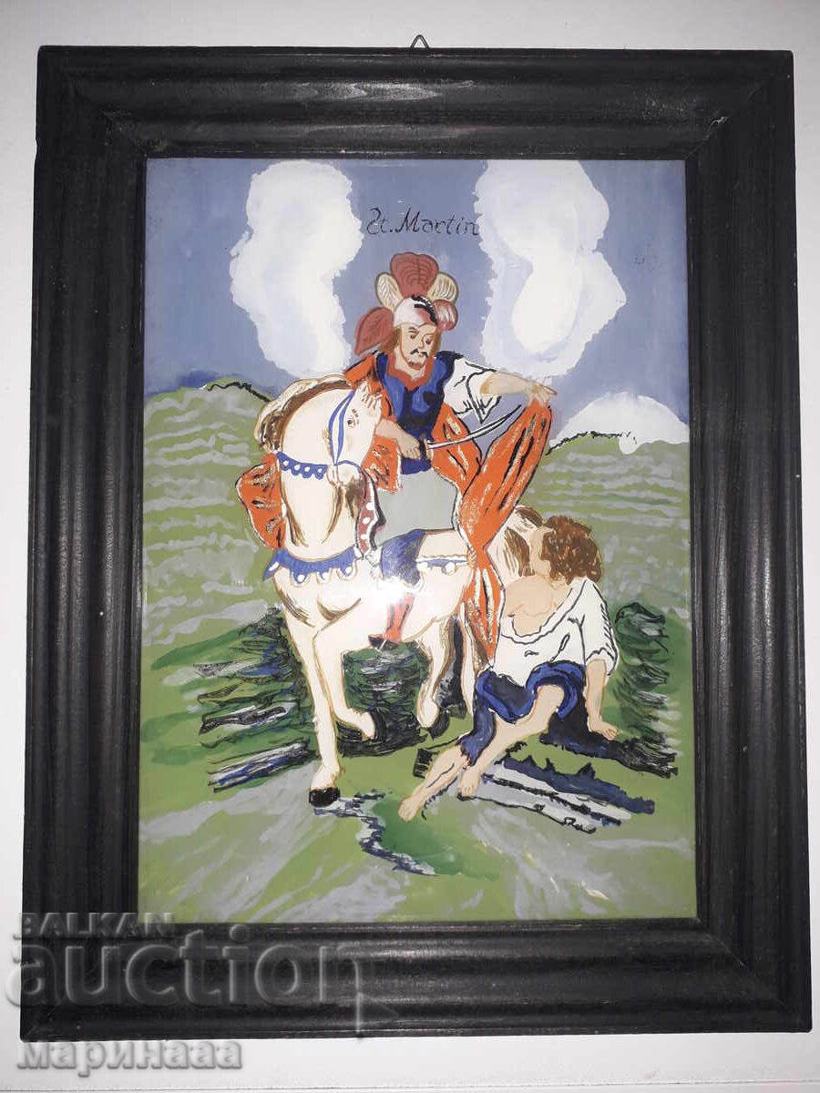 ICOANĂ. PICTURĂ PE STICLĂ