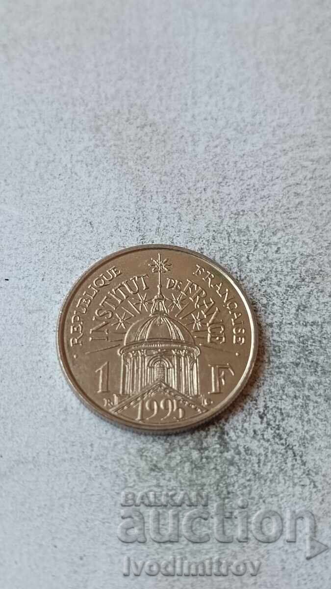 Franța 1 franc 1995 200 de ani de existență a unui institut francez