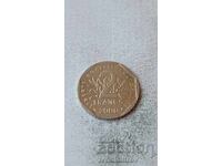 Franța 2 franci 2000
