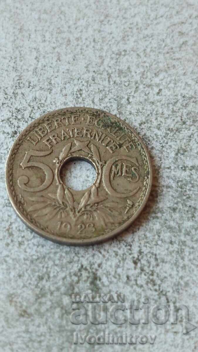 Franța 5 centime 1923 Franța 5 centime 1923