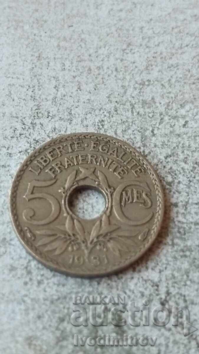 France 5 centimes 1931