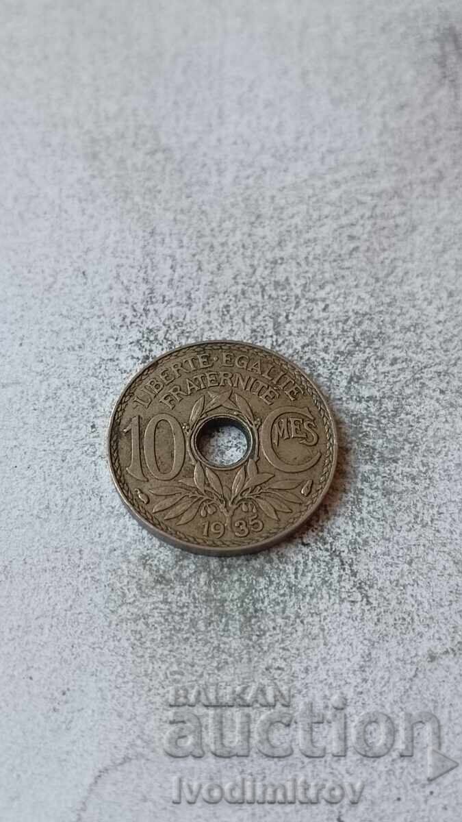 Franta 10 centimes 1935