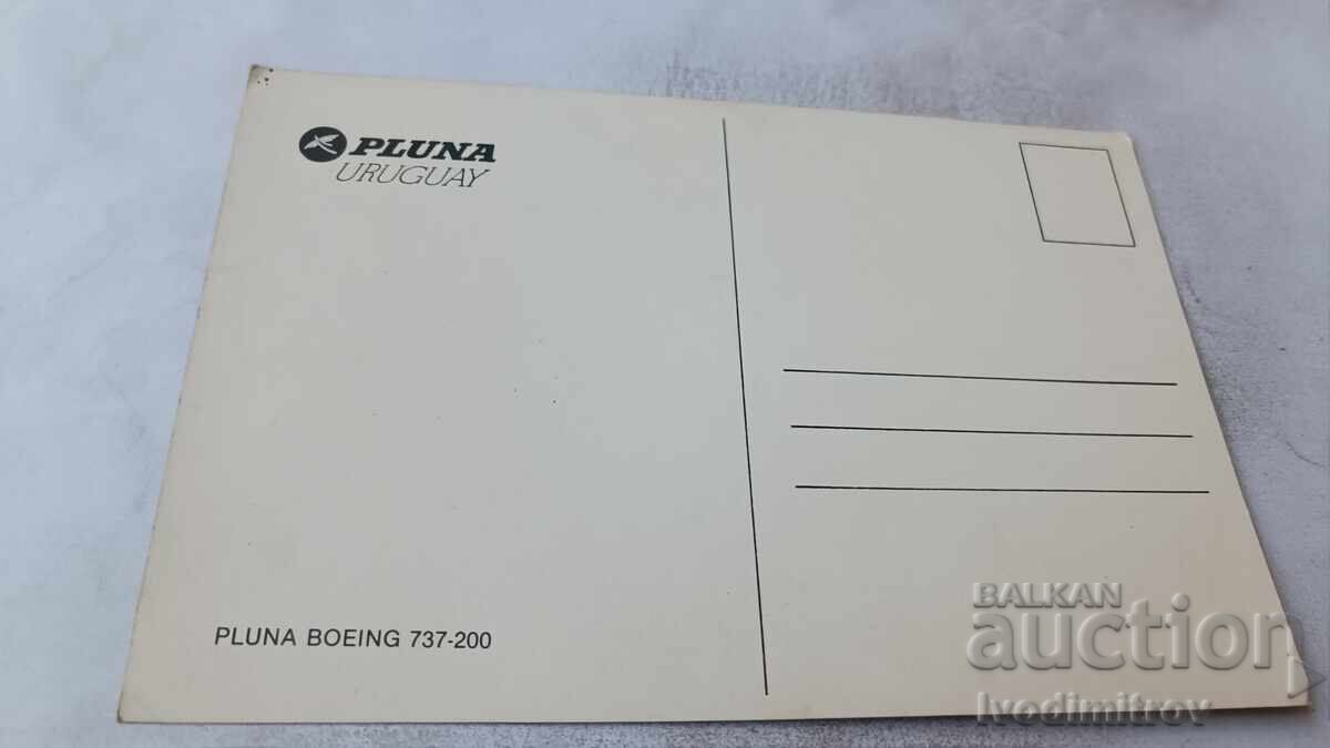 Ταχυδρομικό δελτάριο PLUNA BOEING 737-200 με τιμή € 0.89 | 1.74 BGN