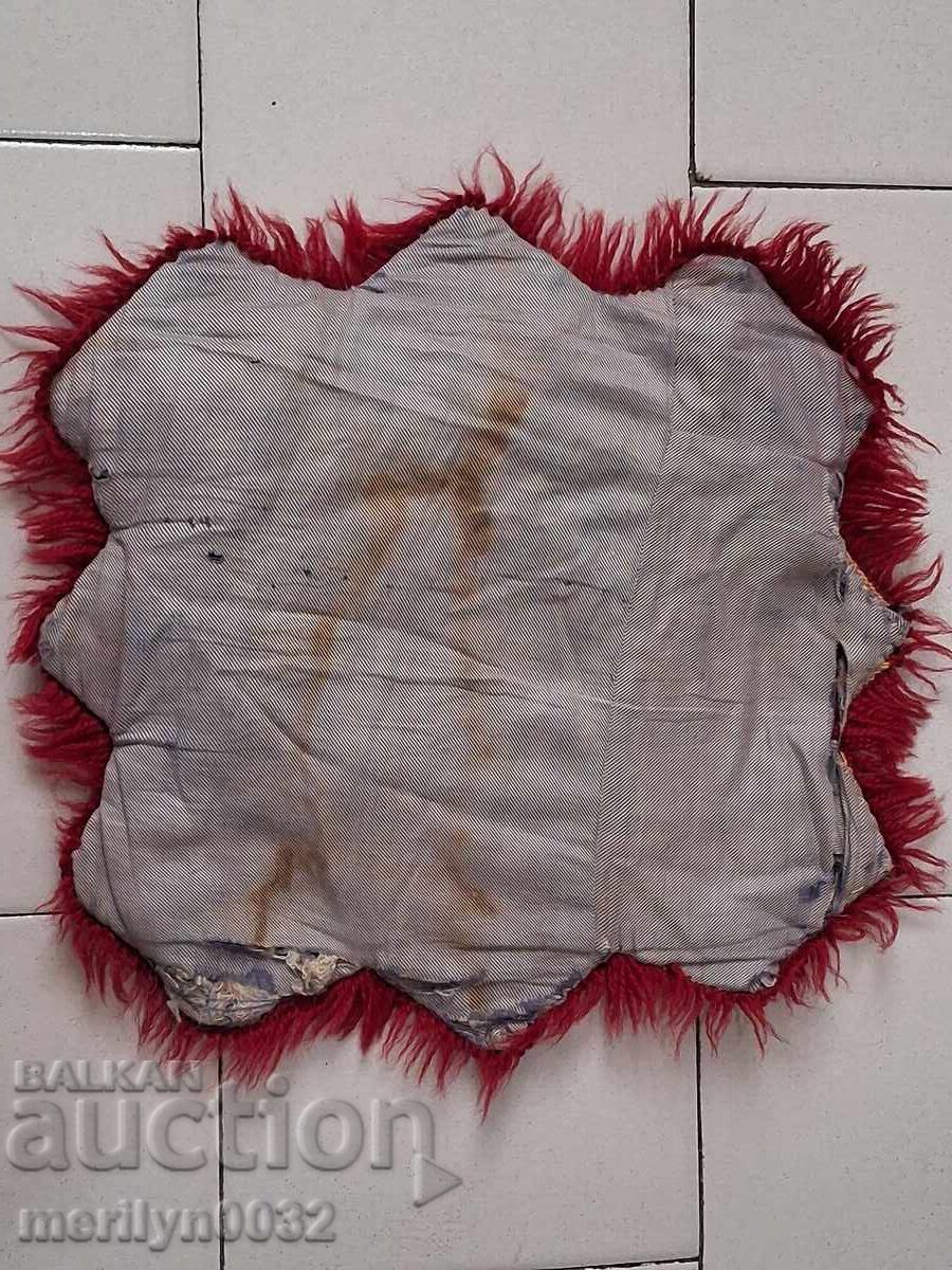 Licitație Suport pentru șezlong în carouri tricotat manual