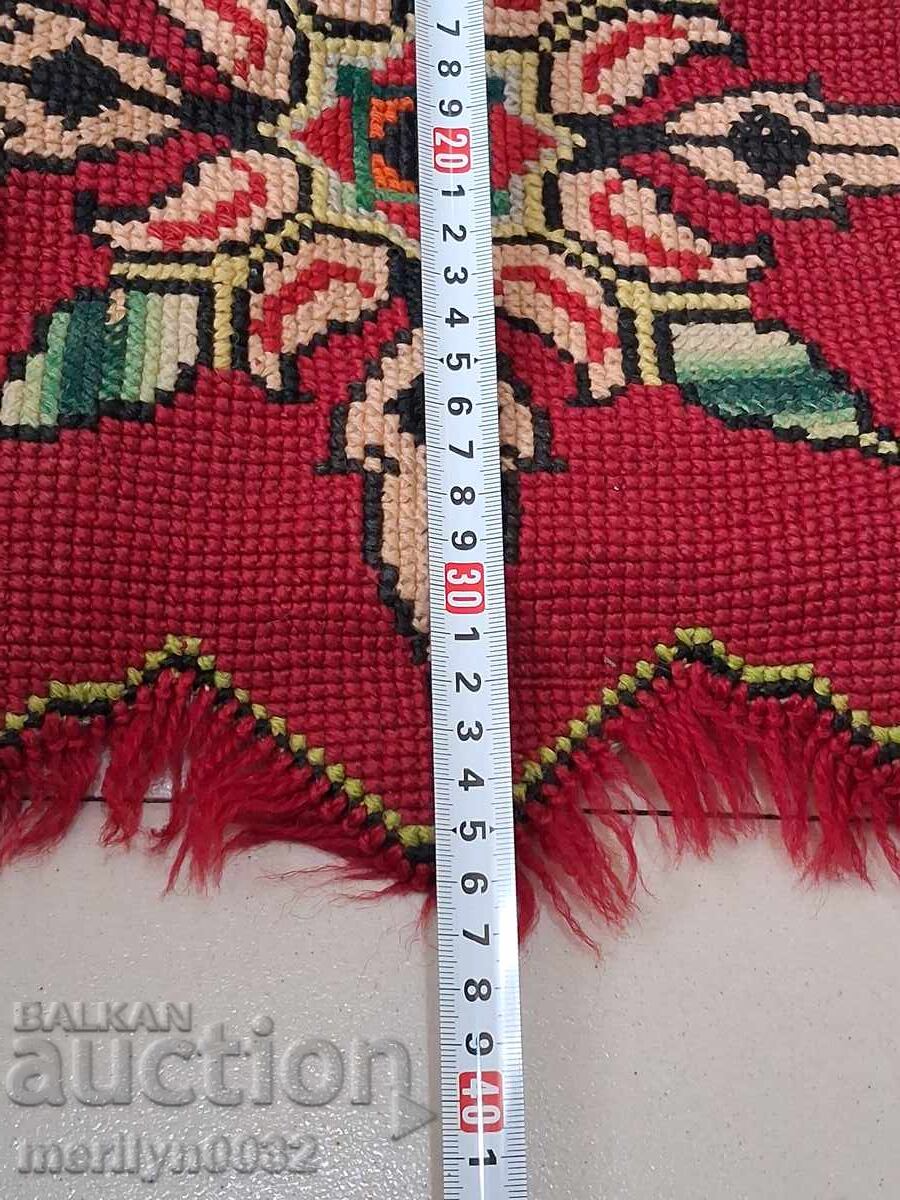 Livrarea Suport pentru șezlong în carouri tricotat manual