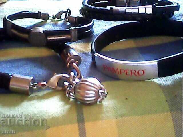 Δερμάτινα και σιλικονούχα βραχιόλια με τιμή € 10.00 | 19.56 BGN