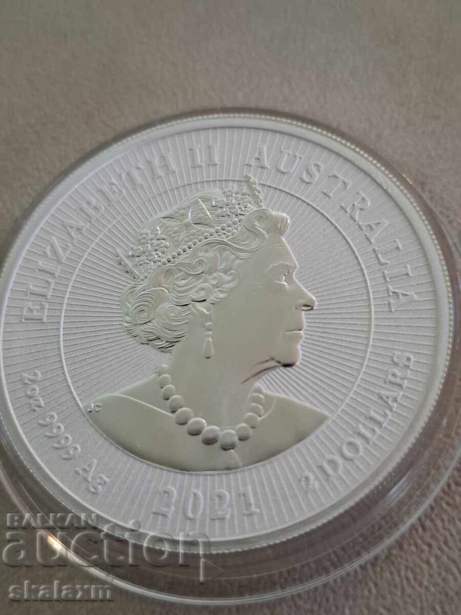 Доставка на Сребро 2 oz. 2021г. Птицечовка