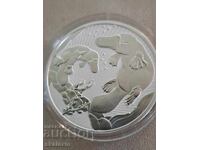 Сребро 2 oz. 2021г. Птицечовка