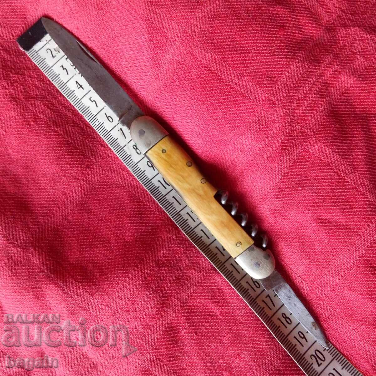 Cuțit din secolul al XIX-lea cu plăsele din corn - 6