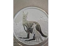 Ασήμι 2 oz. 2023 Κενγκουρό με μικρό