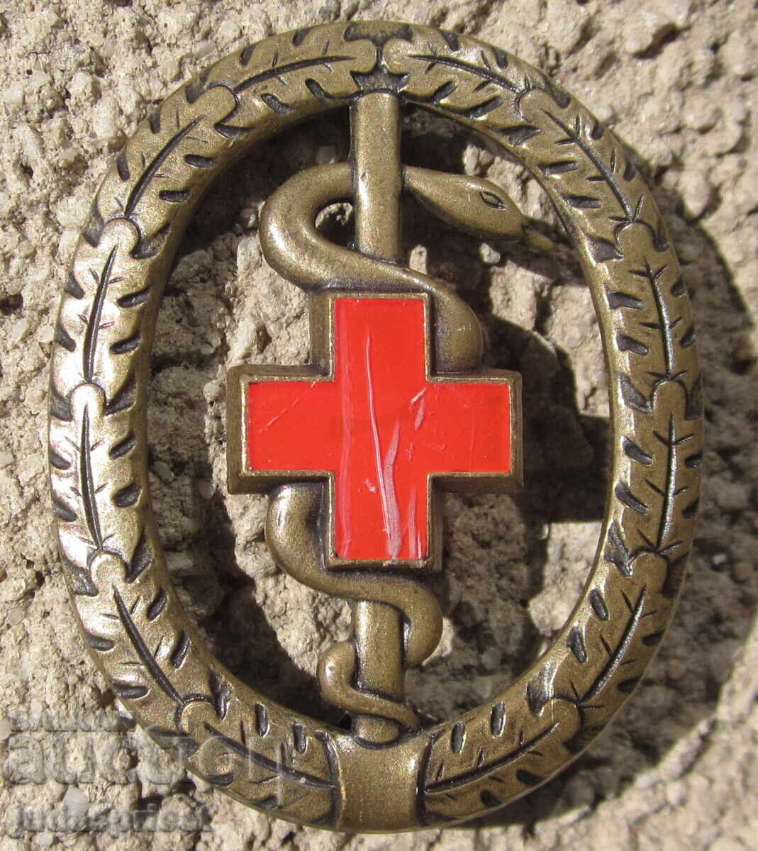 Германски знак Германска значка военен лекар червен кръст