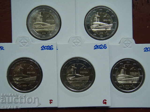 2 Euro 2026 Germania "Bremen" A,D,F,G,J /Germania/(2)- 2 euro cu preț € 19.89 | 38.90 BGN