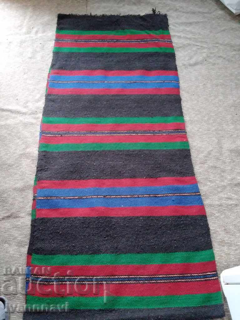 Old woven wool rug unused 3.50m long-80cm wide