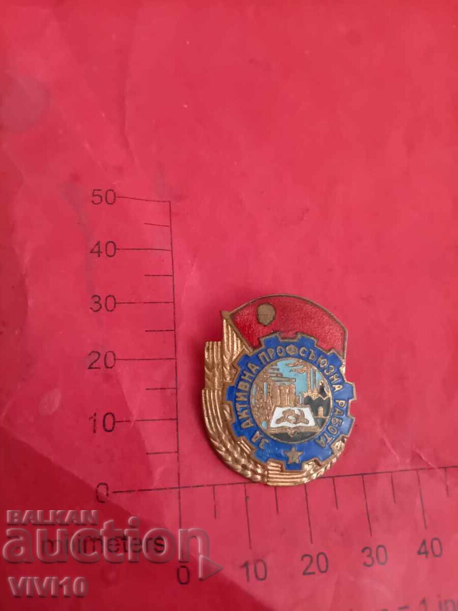 Κονκάρδα για ενεργή επαγγελματική δραστηριότητα