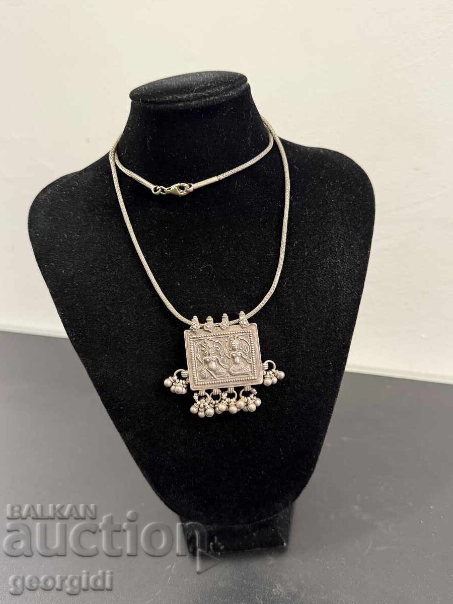 Amuletă indiană din argint / muscă / relicvar. Nr. 8105