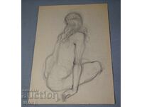 Old Master painting erotic nude body painting