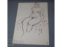 Old Master painting erotic nude body painting