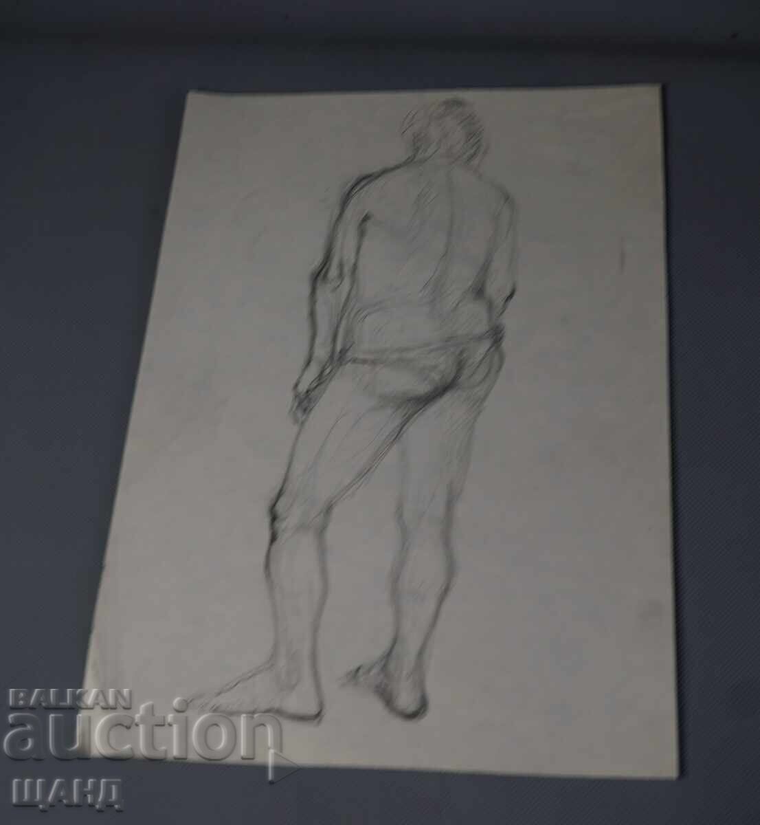 Old Master painting erotic nude body painting