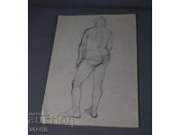 Old Master painting erotic nude body painting