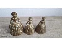 Clopote vechi, alamă bronz, metal, figurină, clopot