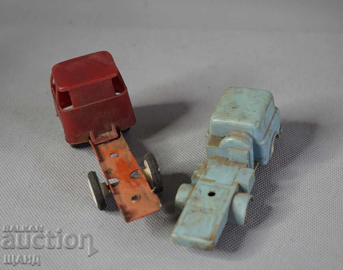 Livrarea 2 Jucării vechi model camion mașinuțe